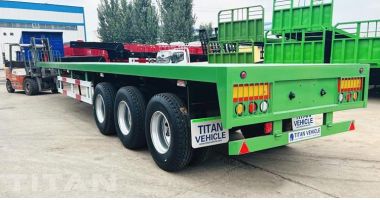40ft Flatbed Truck Trailer will be shipped to Guyana