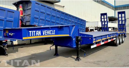 Tri Axle 60 Tonne Lowbed Trailer will be sent to Guyana