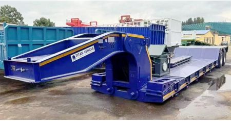 2 Axle 55 Ton RGN Lowboy Trailer will be sent to Guyana