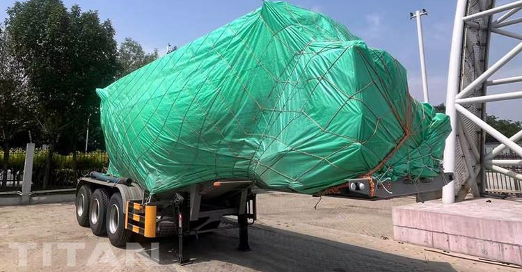 3 Axle Bulk Cement Silo Semi Trailer for Sale in Guyana