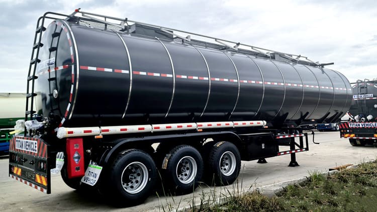3 Axle 4000 Liters Bitumen Tanker Trailer for Sale in Guyana