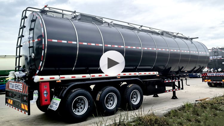3 Axle 4000 Liters Bitumen Tanker Trailer for Sale in Guyana