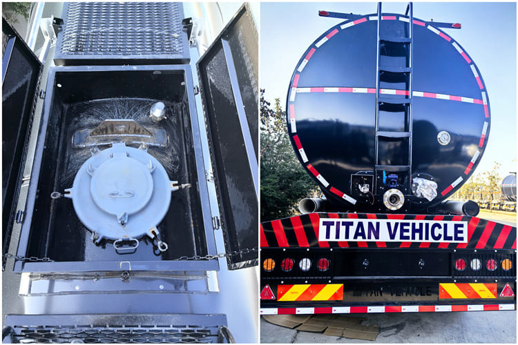 3 Axle 4000 Liters Bitumen Tanker Trailer for Sale in Guyana