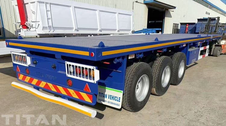 Tri Axle 40 FT Flatbed Trailer for Sale in Guyana