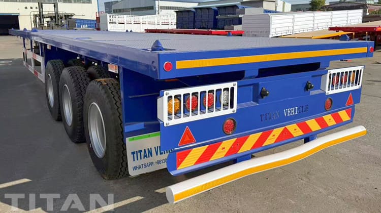 Tri Axle 40 FT Flatbed Trailer for Sale in Guyana