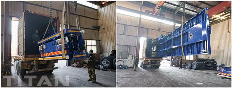 Tri Axle 40 FT Flatbed Trailer for Sale in Guyana