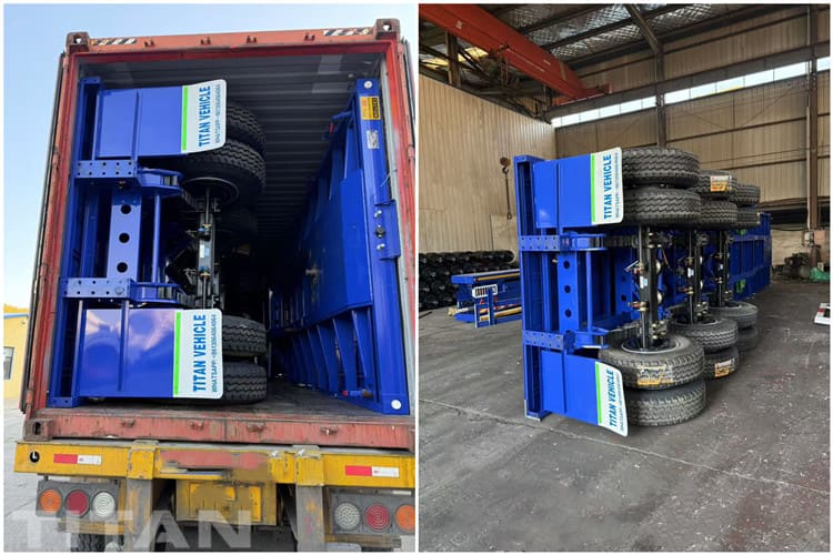 Tri Axle 40 FT Flatbed Trailer for Sale in Guyana