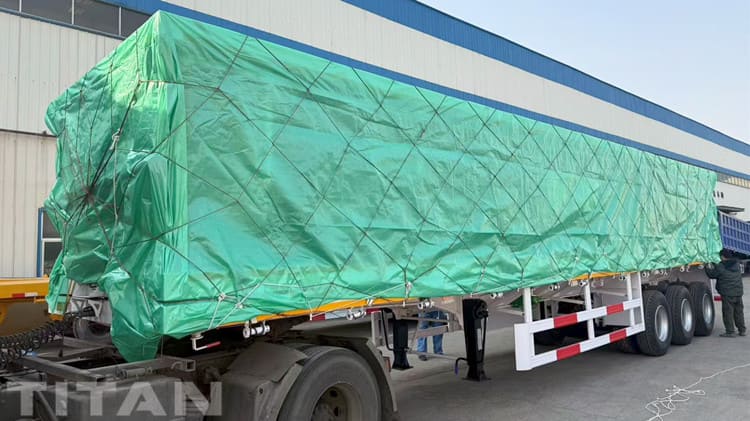 Tri Axle Flatbed Trailer for Sale in Guyana