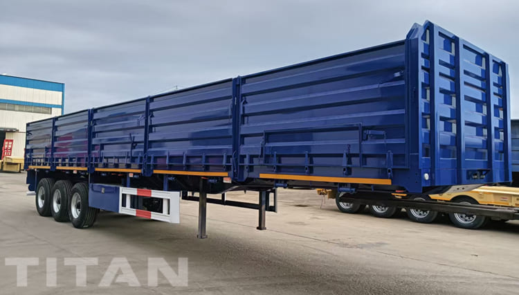 3 Axle Cargo Sidewall Trailer for Sale in Guyana 