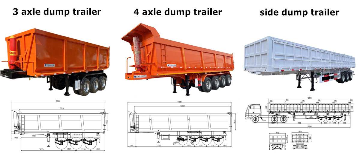 End Dump Trailer for Sale in Guyana