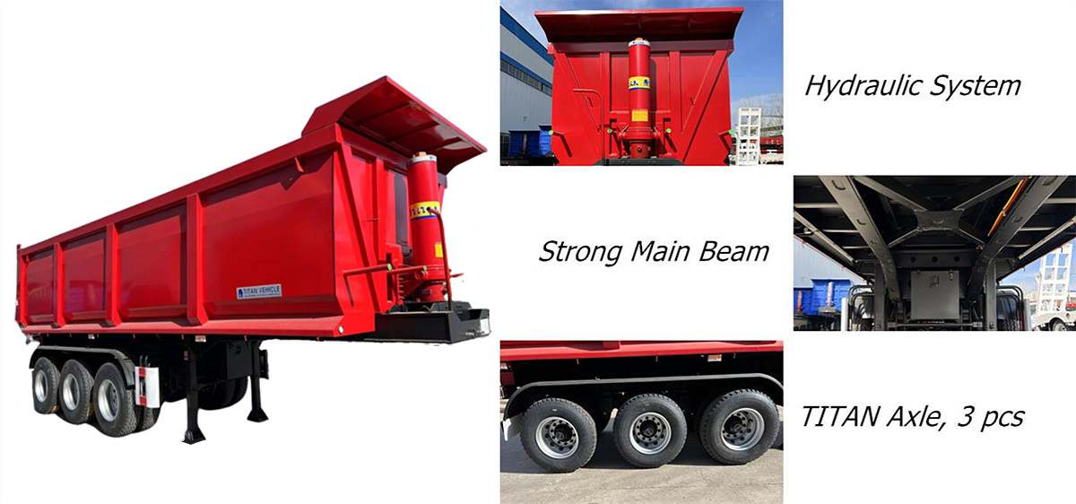 End Dump Trailer for Sale in Guyana