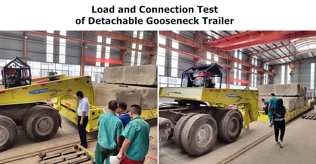 Detachable Gooseneck Lowboy Trailer for Sale in Guyana