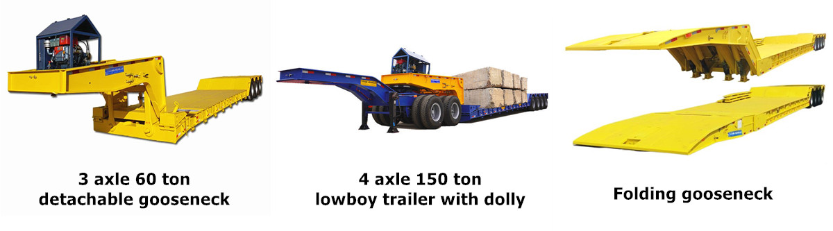 Detachable Gooseneck Lowboy Trailer for Sale in Guyana