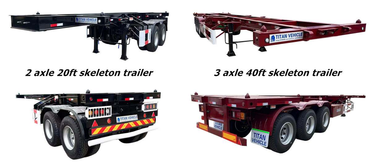 Container Skeleton Trailer for Sale in Guyana