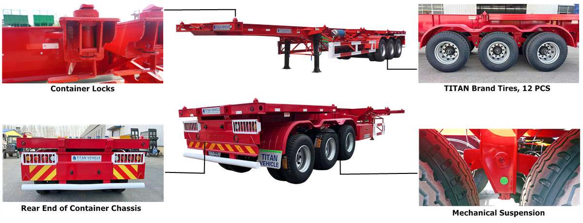 Container Skeleton Trailer for Sale in Guyana
