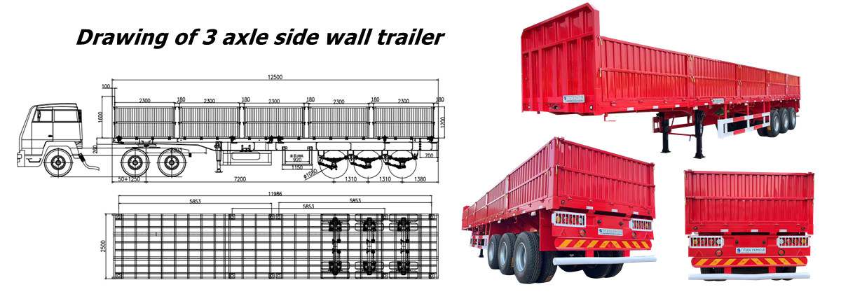 Side Wall Trailer for Sale in Guyana
