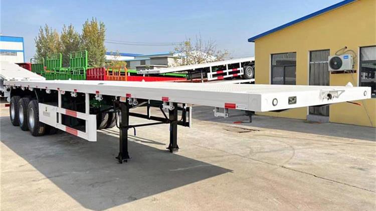 Tri Axle 40 FT Flatbed Semi Trailer for Sale in Guyana Bartica