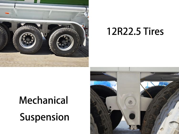 Tri Axle 4000 Liters Petrol Tanker Trailers for Sale in Guyana