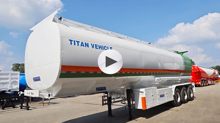 Tri Axle 4000 Liters Petrol Tanker Trailers for Sale in Guyana