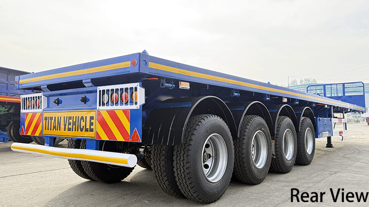 4 Axle 48 Ft Flatbed Trailer for Sale in Guyana