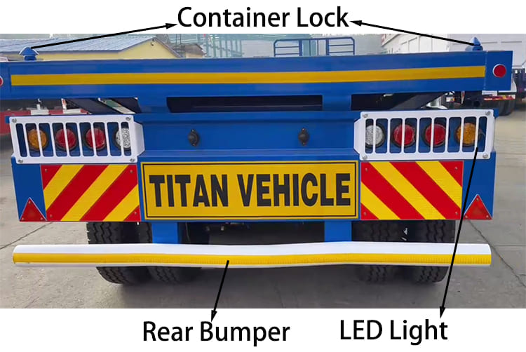 4 Axle 48 Ft Flatbed Trailer for Sale in Guyana