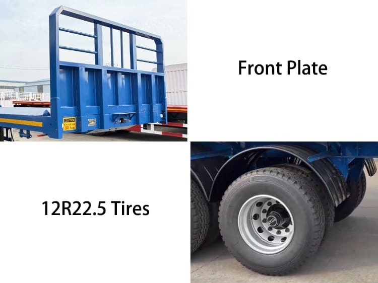 4 Axle 48 Ft Flatbed Trailer for Sale in Guyana