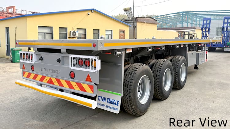 3 Axle Flatbed Container Trailer for Sale in Guyana