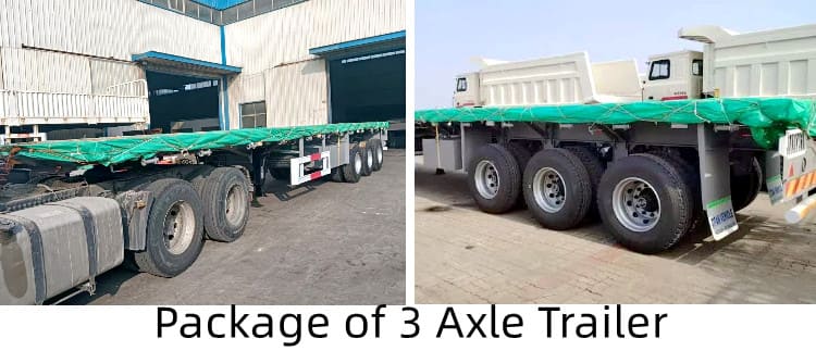3 Axle Flatbed Container Trailer for Sale in Guyana