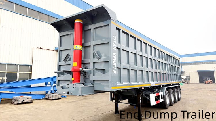 2025 New 4 Axle End Dump Trailer for Sale in Guyana