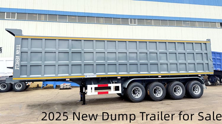 2025 New 4 Axle End Dump Trailer for Sale in Guyana