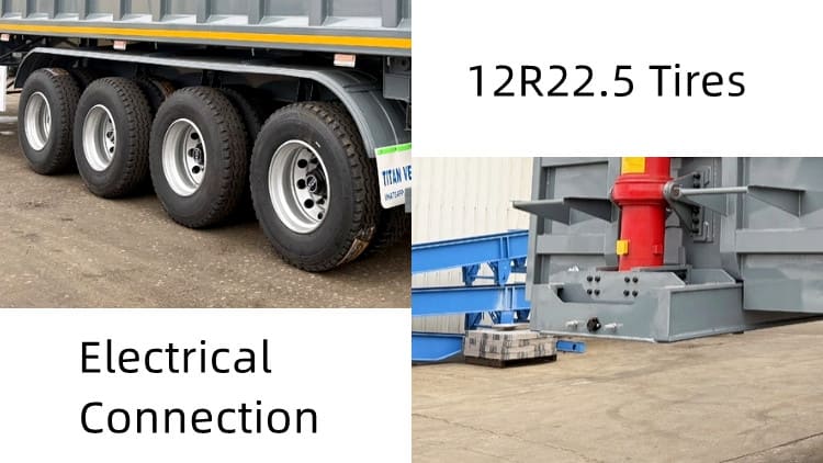 2025 New 4 Axle End Dump Trailer for Sale in Guyana