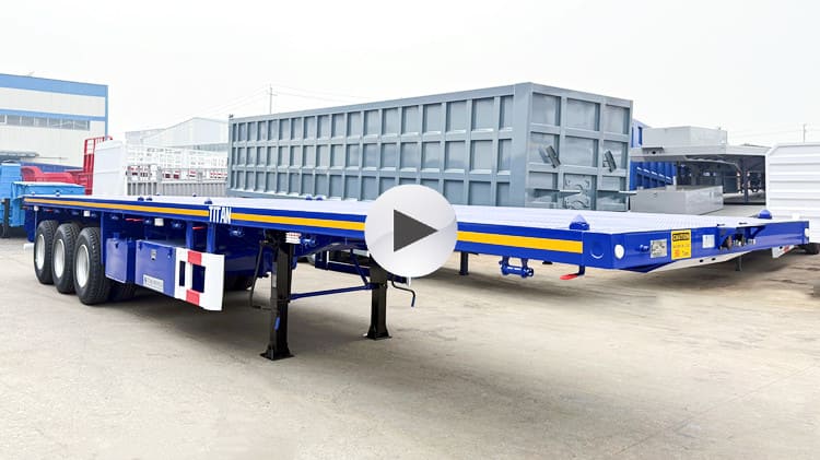 2025 New Tri Axle Flatbed Trailer for Sale in Guyana