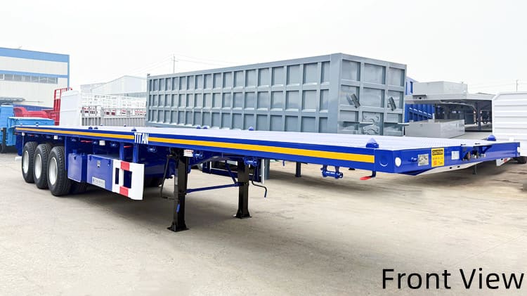 2025 New Tri Axle Flatbed Trailer for Sale in Guyana