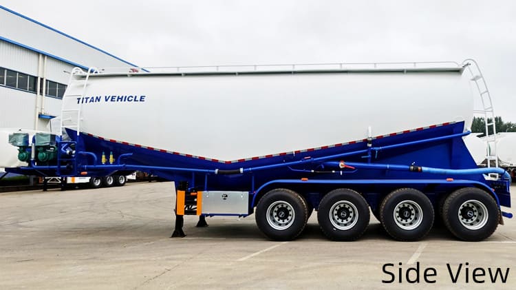 4 Axle 42 CBM Dry Bulk Trailer for Sale in Guyana