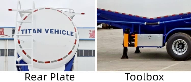 4 Axle 42 CBM Dry Bulk Trailer for Sale in Guyana