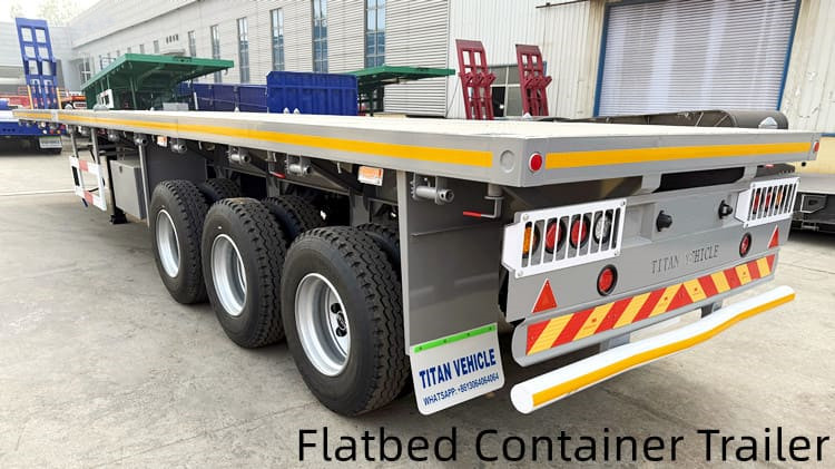 3 Axle Flatbed Container Trailer for Sale in Guyana
