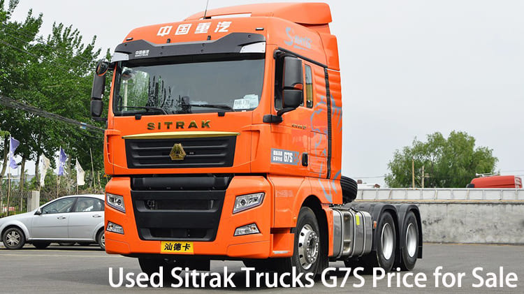 RHD Used Sitrak Tractor Trucks G7S Price for Sale in Guyana