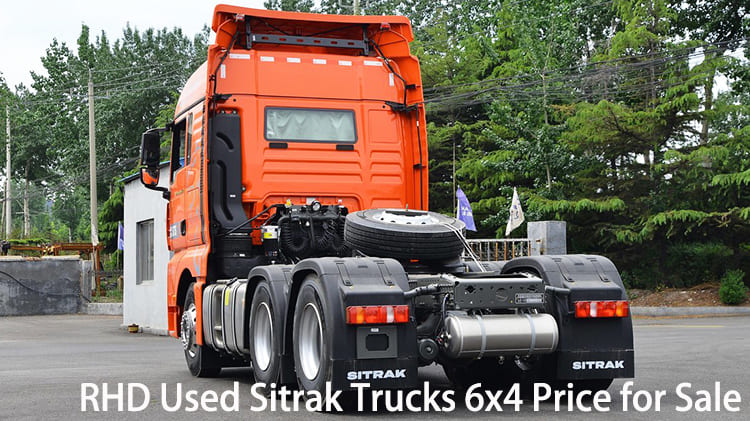 RHD Used Sitrak Tractor Trucks G7S Price for Sale in Guyana