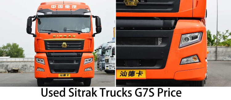 RHD Used Sitrak Tractor Trucks G7S Price for Sale in Guyana