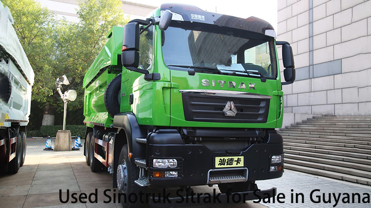 CNHTC Used Sinotruk Sitrak G7H Dump Truck for Sale in Guyana
