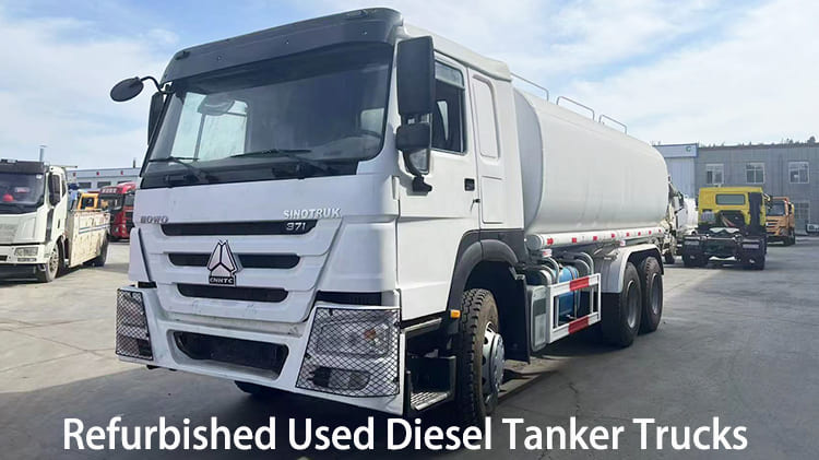Refurbished 20 Cubic Used Diesel Tanker Trucks for Sale in Guyana