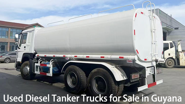 Refurbished 20 Cubic Used Diesel Tanker Trucks for Sale in Guyana