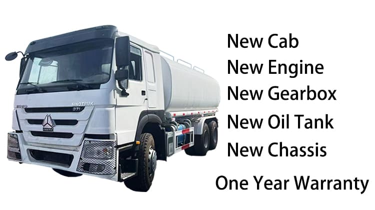 Refurbished 20 Cubic Used Diesel Tanker Trucks for Sale in Guyana