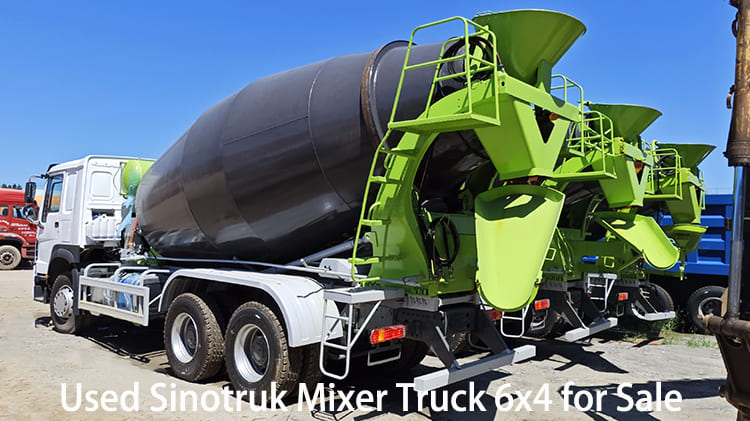 Euro 2 Used Sinotruk Mixer Truck 380 HP for Sale in Guyana