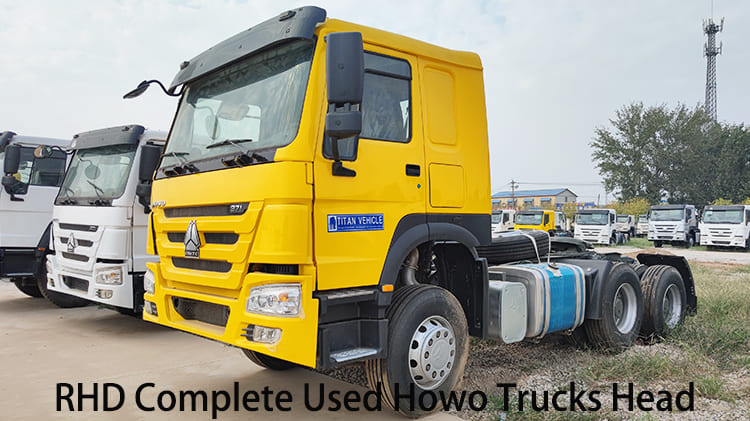 RHD Complete Used Howo Trucks Head 371 HP for Sale in Guyana
