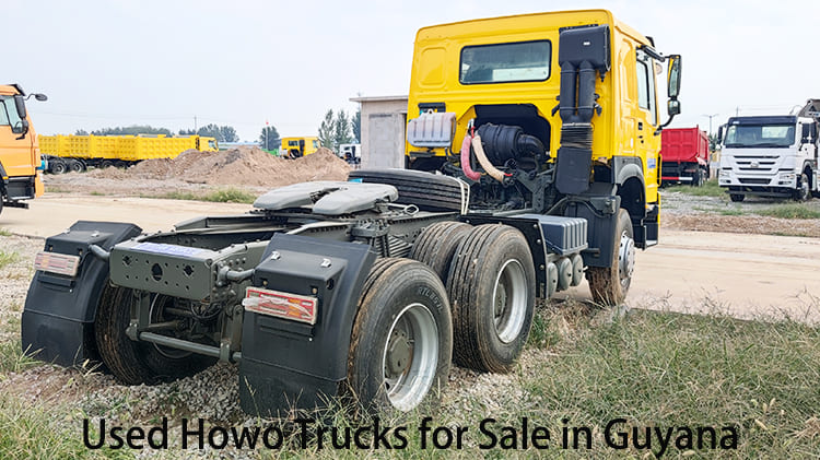 RHD Complete Used Howo Trucks Head 371 HP for Sale in Guyana
