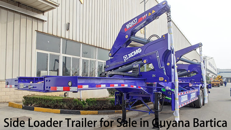 3 Axle 40 Ft Container Side Loader Trailer for Sale in Guyana Bartica