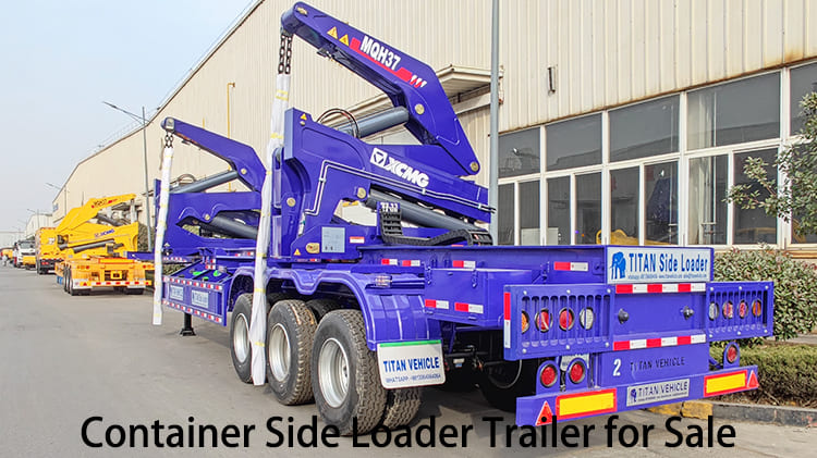 3 Axle 40 Ft Container Side Loader Trailer for Sale in Guyana Bartica