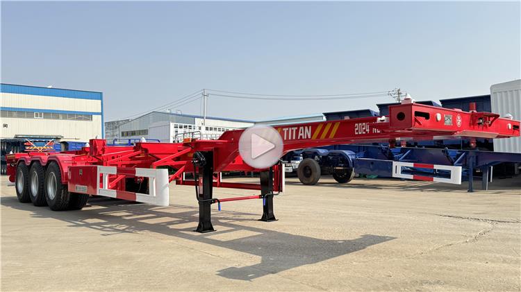 Tri Axle 40 Intermodal Gooseneck Container Chassis Trailer for Sale in Guyana