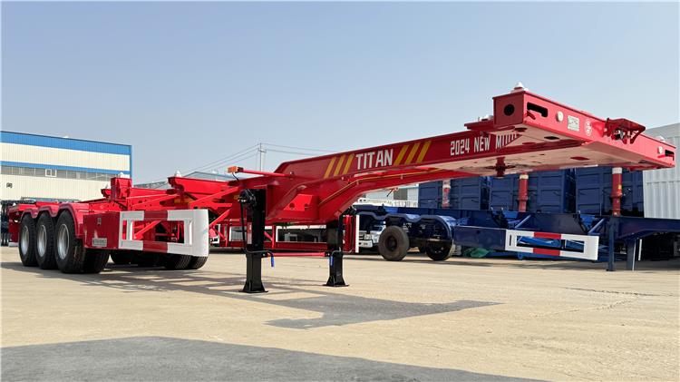Tri Axle 40 Intermodal Gooseneck Container Chassis Trailer for Sale in Guyana